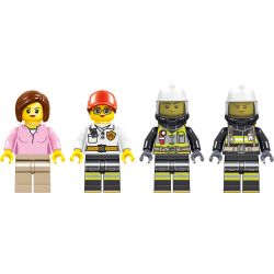 ZHEGAO QL0220 0220 non  CẢNH SÁT PHÒNG CHÁY VÀ CHỮA bộ đồ chơi xếp lắp ráp ghép mô hình City Hero Anh Hùng Trong Thành Phố 463 khối