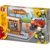 ZHEGAO QL0216 0216 non  MÁY KHOAN PHÒNG CHÁY CHỮA 4 MẪU bộ đồ chơi xếp lắp ráp ghép mô hình City Hero Anh Hùng Trong Thành Phố 335 khối