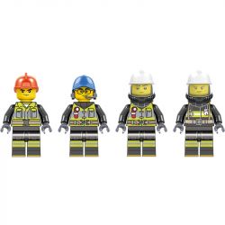 ZHEGAO QL0216 0216 non  MÁY KHOAN PHÒNG CHÁY CHỮA 4 MẪU bộ đồ chơi xếp lắp ráp ghép mô hình City Hero Anh Hùng Trong Thành Phố 335 khối