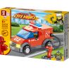 ZHEGAO QL0216 0216 non  MÁY KHOAN PHÒNG CHÁY CHỮA 4 MẪU bộ đồ chơi xếp lắp ráp ghép mô hình City Hero Anh Hùng Trong Thành Phố 335 khối