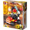 ZHEGAO QL0215 0215 non  8 NGƯỜI TIÊN PHONG LỬA bộ đồ chơi xếp lắp ráp ghép mô hình City Hero Anh Hùng Trong Thành Phố