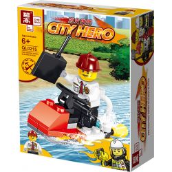 ZHEGAO QL0215 0215 non  8 NGƯỜI TIÊN PHONG LỬA bộ đồ chơi xếp lắp ráp ghép mô hình City Hero Anh Hùng Trong Thành Phố