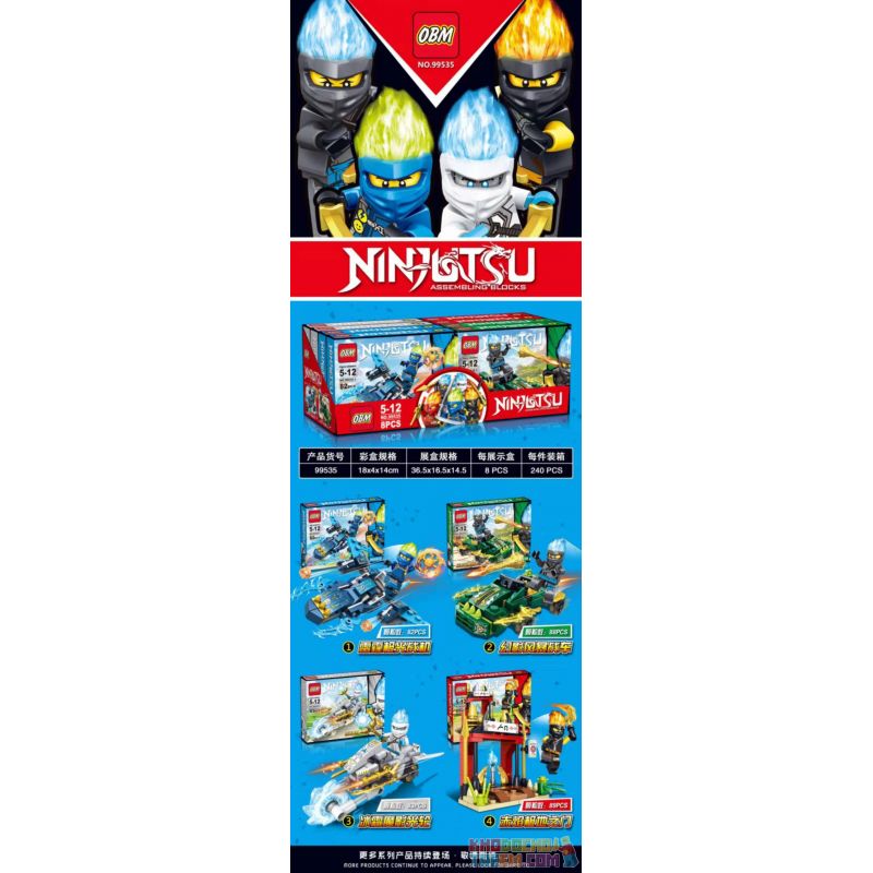 FROG BABY OBM 99535 non  4 LOẠI MÁY BAY CHIẾN ĐẤU THUNDER AURORA PHANTOM STORM CHARIOT FROST SHADOW LIGHT WHEEL SCARLET FLAME POLAR GATE bộ đồ chơi xếp lắp ráp ghép mô hình The  Ninjago Movie NINJUTSU Ninja Lốc Xoáy 342 khối