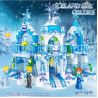 ZHEGAO QL2217 2217 non  VƯƠNG QUỐC BĂNG VÀ TUYẾT bộ đồ chơi xếp lắp ráp ghép mô hình Frozen ICELAND COLORS Nữ Hoàng Băng Giá 463 khối