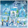 ZHEGAO QL2217 2217 non  VƯƠNG QUỐC BĂNG VÀ TUYẾT bộ đồ chơi xếp lắp ráp ghép mô hình Frozen ICELAND COLORS Nữ Hoàng Băng Giá 463 khối