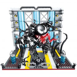 PRCK 64072 non  PHIÊN BẢN CẢNH VENOM bộ đồ chơi xếp lắp ráp ghép mô hình Super Heroes NENOM SCENE VERSION Siêu Nhân Anh Hùng 816 khối