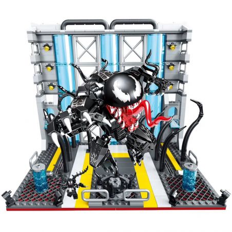 PRCK 64072 non  PHIÊN BẢN CẢNH VENOM bộ đồ chơi xếp lắp ráp ghép mô hình Super Heroes NENOM SCENE VERSION Siêu Nhân Anh Hùng 816 khối