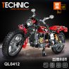 ZHEGAO QL0412 0412 non  HARLEY MOTORCYCLE. bộ đồ chơi xếp lắp ráp ghép mô hình  Kỹ Thuật Công Nghệ Cao Mô Hình Phương Tiện 400 khối