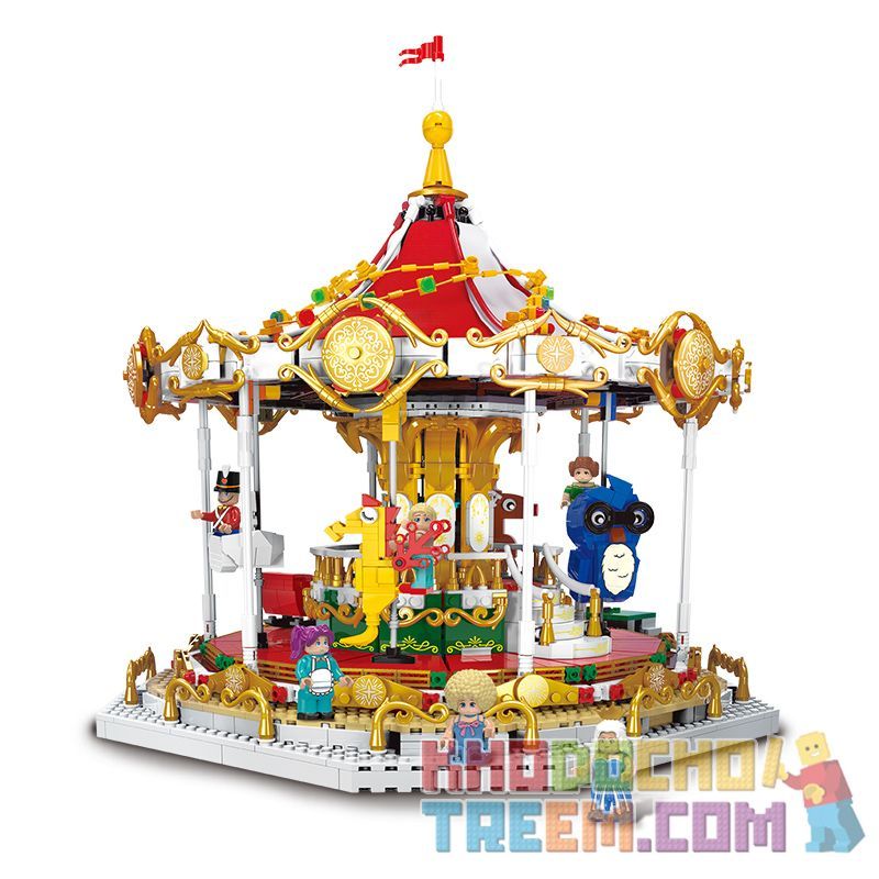 XINGBAO XB-30001 30001 XB30001 non  BĂNG CHUYỀN MƠ ƯỚC bộ đồ chơi xếp lắp ráp ghép mô hình City Modern Paradise Thành Phố Thiên Đường Hiện Đại 2592 khối