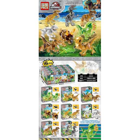 PRCK 69013 non  CUỘC PHIÊU LƯU CỦA KHỦNG LONG PHA LÊ bộ đồ chơi xếp lắp ráp ghép mô hình Jurassic World Thế Giới Khủng Long