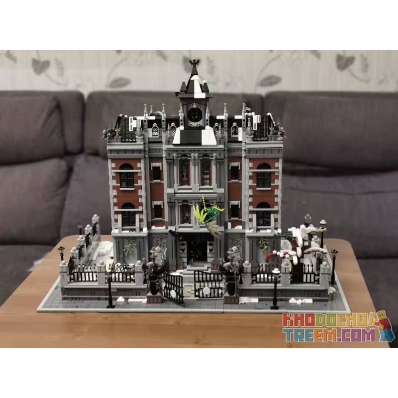 REBRICKABLE MOC-30788 30788 MOC30788 SUPER 18K K128 non  ARKHAM TỊ NẠN bộ đồ chơi xếp lắp ráp ghép mô hình Creator ARKHAM ASYLUM Sáng Tạo 7111 khối