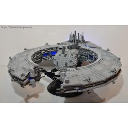 MouldKing 21008 Mould King 21008 non  CHIẾN HẠM LIÊN MINH THƯƠNG MẠI bộ đồ chơi xếp lắp ráp ghép mô hình Star Wars LUCREHULK STAR CONTROL SHIP Chiến Tranh Giữa Các Vì Sao 3589 khối