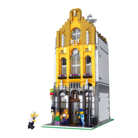 SHENZHEN RAEL ENTERTAINMENT 10003 non  CỬA HÀNG KEM SÁNG TẠO bộ đồ chơi xếp lắp ráp ghép mô hình Creator ICE CREAM PARLOR 2605 khối