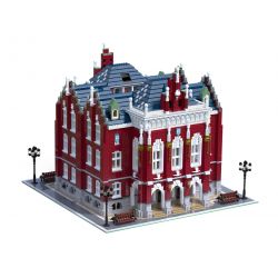 JIESTAR 89123 SHENZHEN RAEL ENTERTAINMENT 10008 non  TRƯỜNG ĐẠI HỌC bộ đồ chơi xếp lắp ráp ghép mô hình Creator THE UNIVERSITY Sáng Tạo 6146 khối