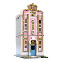 SHENZHEN RAEL ENTERTAINMENT 10006 10010 non  CỬA HÀNG ĐỒNG HỒ CỦA THỢ SỬA CHỮA bộ đồ chơi xếp lắp ráp ghép mô hình Creator WATCHMAKER'S HOUSE Sáng Tạo 1900 khối