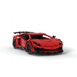 REBRICKABLE MOC-34645 34645 MOC34645 non  LAMBORGHINI AVENTADOR. bộ đồ chơi xếp lắp ráp ghép mô hình  REMOTE CONTROLLED LAMBORGHINI AVENTADOR SV Kỹ Thuật Công Nghệ Cao Mô Hình Phương Tiện 1979 khối
