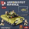 ZHEGAO QL0135 0135 non  XE TĂNG CHIẾN ĐẤU CHỦ LỰC T-84M bộ đồ chơi xếp lắp ráp ghép mô hình Tank Battle ARMORED FIST Xe Tăng Đối Đầu 775 khối