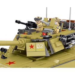 ZHEGAO QL0130 0130 non  XE TĂNG CHIẾN ĐẤU CHỦ LỰC KIỂU 96A CỦA TRUNG QUỐC bộ đồ chơi xếp lắp ráp ghép mô hình Military Army TANKSFORCE Quân Sự Bộ Đội 1065 khối