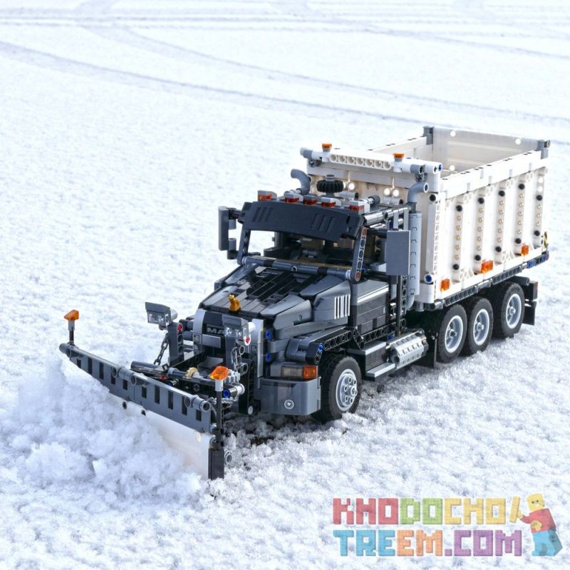 MouldKing 13166 Mould King 13166 REBRICKABLE MOC-29800 29800 MOC29800 non  MÁY ĐẨY TUYẾT TRONG 42078 BỘ bộ đồ chơi xếp lắp ráp ghép mô hình  SNOWPLOW MACK GRANITE -   42078 ALTERNATE MOC Kỹ Thuật Công Nghệ Cao Mô Hình Phương Tiện 1637 khối