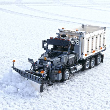 MouldKing 13166 Mould King 13166 REBRICKABLE MOC-29800 29800 MOC29800 non  MÁY ĐẨY TUYẾT TRONG 42078 BỘ bộ đồ chơi xếp lắp ráp ghép mô hình  SNOWPLOW MACK GRANITE -   42078 ALTERNATE MOC Kỹ Thuật Công Nghệ Cao Mô Hình Phương Tiện 1637 khối