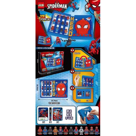 JLB 3D148 non  SÁCH ẤN BẢN CỦA NGƯỜI SƯU TẬP bộ đồ chơi xếp lắp ráp ghép mô hình Super Heroes SPIDER-MAN Siêu Nhân Anh Hùng