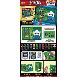 JLB 3D147 non  SÁCH TUYỂN TẬP NINJA bộ đồ chơi xếp lắp ráp ghép mô hình The  Ninjago Movie Ninja Lốc Xoáy