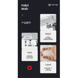 XINGBAO XB-24004 24004 XB24004 non  SÚNG LỤC ĐẠI BÀNG SA MẠC bộ đồ chơi xếp lắp ráp ghép mô hình Pubg Battlegrounds BATTLEFIELD FIREWIRE Bắn Súng 528 khối