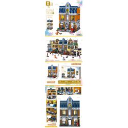 ZHEGAO QL0935 0935 non  ĐỒI NÚI bộ đồ chơi xếp lắp ráp ghép mô hình Creator HILL TAVERN Sáng Tạo 1367 khối