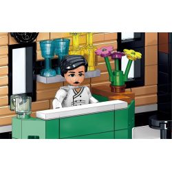 ZHEGAO QL0936 0936 non  NHÀ HÀNG ROME bộ đồ chơi xếp lắp ráp ghép mô hình Creator ROME RESTAURANTS Sáng Tạo 1186 khối