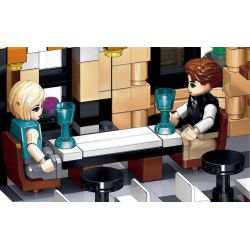 ZHEGAO QL0936 0936 non  NHÀ HÀNG ROME bộ đồ chơi xếp lắp ráp ghép mô hình Creator ROME RESTAURANTS Sáng Tạo 1186 khối