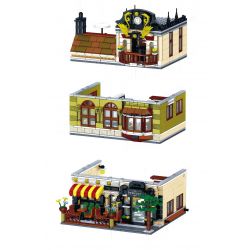 ZHEGAO QL0937 0937 non  NHÀ HÀNG TRUNG QUỐC XUNWEI bộ đồ chơi xếp lắp ráp ghép mô hình Creator CHINESE RESTAURANT Sáng Tạo 1326 khối