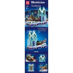 JIESTAR JJ9012 9012 MouldKing 11002 Mould King 11002 non  PHA LÊ HUYỀN ẢO DIỄU HÀNH PHAO bộ đồ chơi xếp lắp ráp ghép mô hình Disney Princess MKINGLAND DREAM CRYSTAL PARADE FLOAT Công Chúa 901 khối