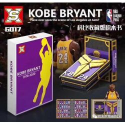 SX 6017 non  SÁCH SƯU TẬP KOBE bộ đồ chơi xếp lắp ráp ghép mô hình Super Heroes KOBE BRYANT Siêu Nhân Anh Hùng