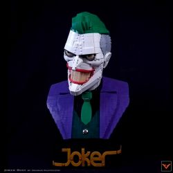 SHENG YUAN SY SY7599 7599 non  CHÚ HỀ XẤU XA BÁN THÂN bộ đồ chơi xếp lắp ráp ghép mô hình Super Heroes JOKER BUST Siêu Nhân Anh Hùng 1478 khối