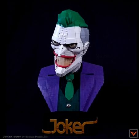 SHENG YUAN SY SY7599 7599 non  CHÚ HỀ XẤU XA BÁN THÂN bộ đồ chơi xếp lắp ráp ghép mô hình Super Heroes JOKER BUST Siêu Nhân Anh Hùng 1478 khối