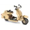SEMBO 701104 SHENZHEN RAEL ENTERTAINMENT 50005 non  ĐỘNG CƠ CỪU NHỎ bộ đồ chơi xếp lắp ráp ghép mô hình Motorcycle Motorbike VESPA 150（1956） Xe Hai Bánh 256 khối