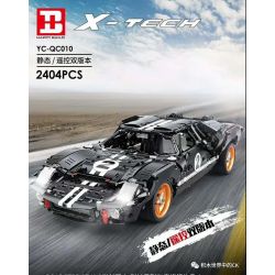HAPPY BUILD YC-QC010 QC010 YCQC010 QIZHILE 23021 REBRICKABLE MOC-33807 33807 MOC33807 non  1967 FORD GT40 8 tỷ lệ 1:8 bộ đồ chơi xếp lắp ráp ghép mô hình  FORD GT40 MK I 1967 Kỹ Thuật Công Nghệ Cao Mô Hình Phương Tiện 2258 khối