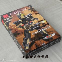 Enlighten 121 Qman 121 non  NGƯỜI BẢO VỆ RỪNG bộ đồ chơi xếp lắp ráp ghép mô hình  ROBOT FOREST GUARD Kỹ Thuật Công Nghệ Cao Mô Hình Phương Tiện 200 khối