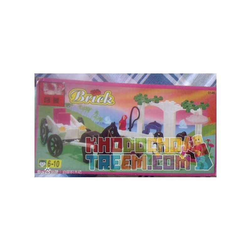 Enlighten 0146 Qman 0146 non  XE bộ đồ chơi xếp lắp ráp ghép mô hình  GHARRY Các Bạn Gái