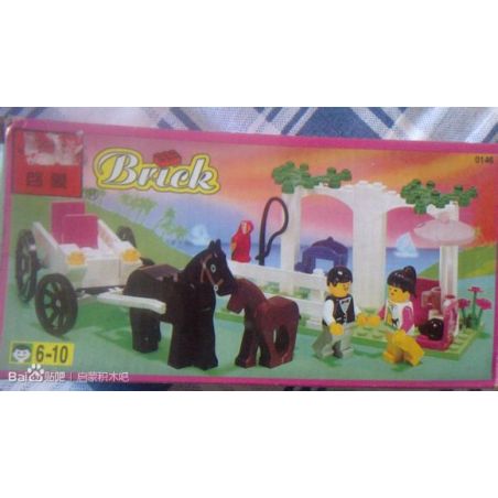 Enlighten 0146 Qman 0146 non  XE bộ đồ chơi xếp lắp ráp ghép mô hình  GHARRY Các Bạn Gái