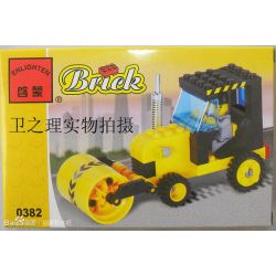 Enlighten 0382 Qman 0382 non  TRỤC LĂN bộ đồ chơi xếp lắp ráp ghép mô hình City Thành Phố