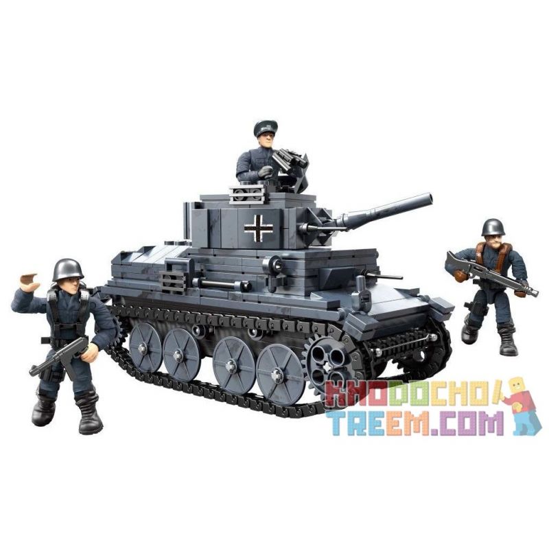 XIANG JUN XJ-901 non  BỂ NHẸ bộ đồ chơi xếp lắp ráp ghép mô hình Military Army PZKPFW 38T Quân Sự Bộ Đội 658 khối