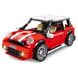 SEMBO 701503 non  XE THỂ THAO MINI bộ đồ chơi xếp lắp ráp ghép mô hình  TECHINQUE Kỹ Thuật Công Nghệ Cao Mô Hình Phương Tiện 557 khối