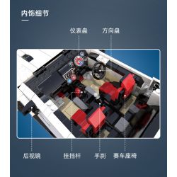 DOUBLEE CADA C61020 61020 non  XE ĐUA GTR R35 tỷ lệ 1:12.5 bộ đồ chơi xếp lắp ráp ghép mô hình Creator R35 SUPER CAR Sáng Tạo 1322 khối