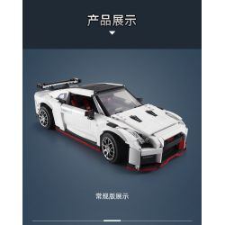 DOUBLEE CADA C61020 61020 non  XE ĐUA GTR R35 tỷ lệ 1:12.5 bộ đồ chơi xếp lắp ráp ghép mô hình Creator R35 SUPER CAR Sáng Tạo 1322 khối