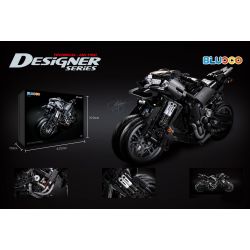 STRANGE BUILDING BA11802 11802 non  HIỆP SĨ ĐEN MÔ TÔ bộ đồ chơi xếp lắp ráp ghép mô hình Creator THE PREDATOR Sáng Tạo 1025 khối