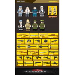 QuanGuan 100110 Quan Guan 100110 non  CHIẾN TRANH ĐƯỜNG HẦM bộ đồ chơi xếp lắp ráp ghép mô hình Military Army TUNNEL WARFARE Quân Sự Bộ Đội 603 khối