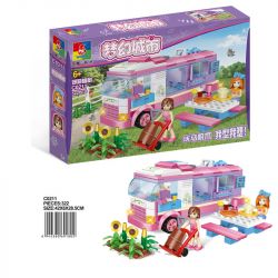 WOMA C0211 0211 non  TRỒNG CÂY ĐI CHƠI bộ đồ chơi xếp lắp ráp ghép mô hình  Các Bạn Gái 322 khối