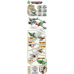 QIAO LE TONG TS88051 88051 non  MÁY BAY CHIẾN ĐẤU LIÊN MINH 6 SPITFIRE BF-109 ZERO P-40 LA-7 HAWK-III bộ đồ chơi xếp lắp ráp ghép mô hình Military Army ALLIANCE FIGHTER Quân Sự Bộ Đội 1083 khối