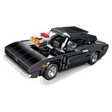 SEMBO 701402 non  DODGE XE THỂ THAO KÉO LẠI bộ đồ chơi xếp lắp ráp ghép mô hình  TECHNIQUE Kỹ Thuật Công Nghệ Cao Mô Hình Phương Tiện 449 khối